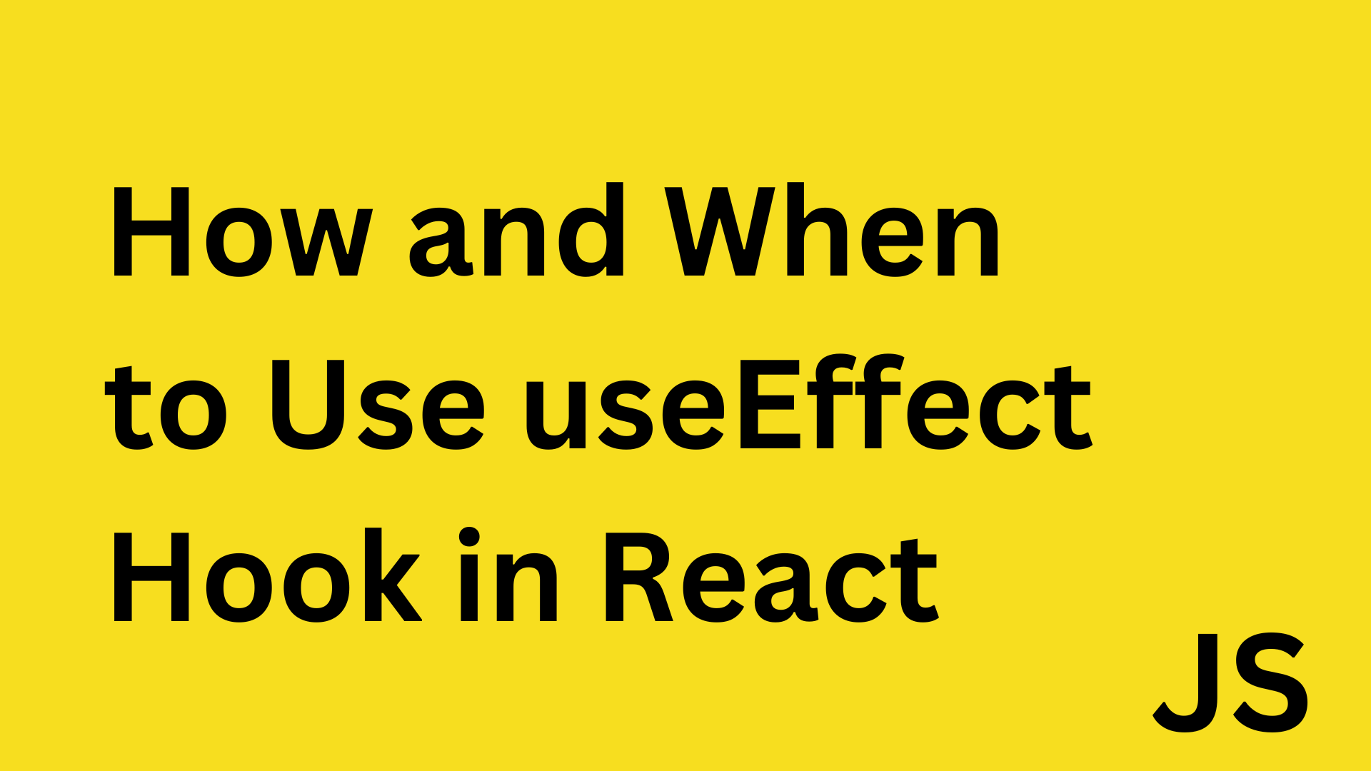 Yellow square with text How to get started in react